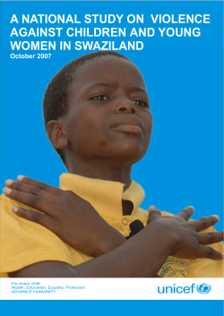 A National Study on Violence against Children and Young