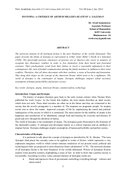 dystopia: a critique of arthur miller`s death of a salesman
