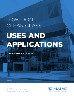 Low-Iron Clear Glass