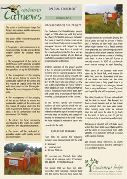 October 2014 - Emdoneni Lodge