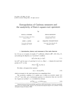 Extrapolation of Carleson measures and the