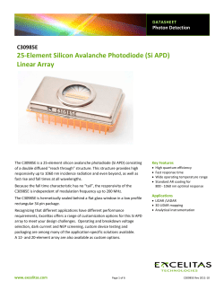 25-Element Silicon Avalanche Photodiode (Si APD