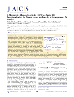 A Mechanistic Change Results in 100 Times Faster CH