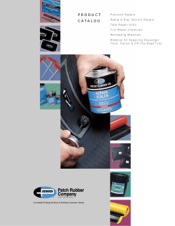 product catalog - Patch Rubber Company