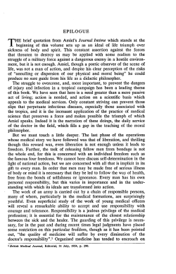 EPILOGU E HE brief quotation from Amiel `s Journal Intime which