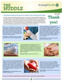 The Huddle - St. Joseph Health