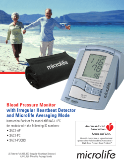 Blood Pressure Monitor with Irregular Heartbeat