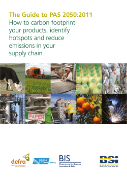 How to carbon footprint your products, identify hotspots