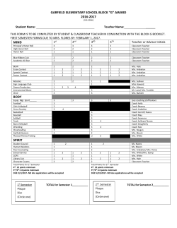 here. - Garfield Elementary