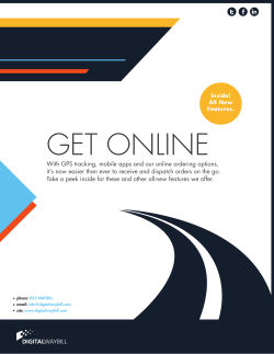 get online - Digital Waybill`s
