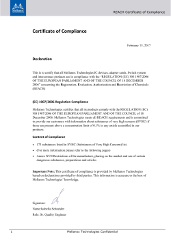 REACH Statement