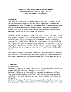 Santa Fe Trail Rendezvous in Council Grove