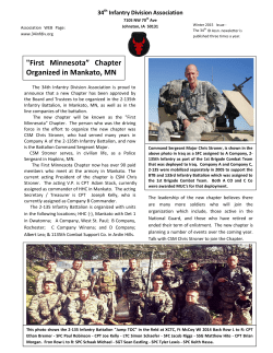 First Minnesota&rdquo; Chapter Organized in Mankato, MN