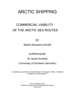 arctic shipping - repository.​tudelft.​nl