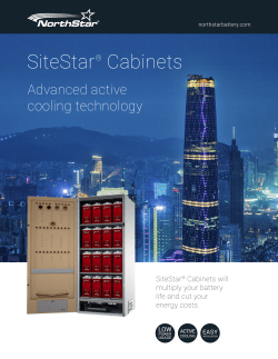 SiteStar+ ® Cabinet Family Brochure