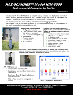 HAZ-SCANNER&trade; Model HIM-6000