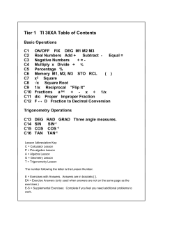 Calculator - Triad Math