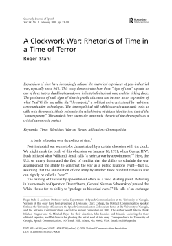 A Clockwork War - UMD WordPress blog