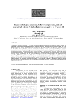 concept/self-esteem - University of the Basque Country