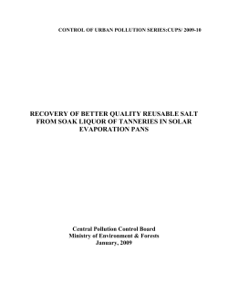 recovery of better quality reusable salt from soak liquor of