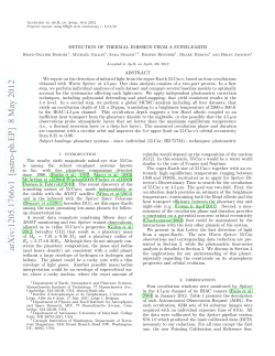 Detection of Thermal Emission from a Super