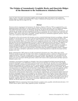 The Origins of Anomalously Graphitic Rocks and Quartzite Ridges in