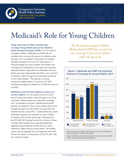 MedicaidYoungChildren - Georgetown Center for Children and