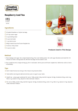 Raspberry Iced Tea