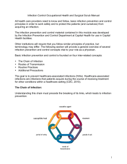 Infection Control Occupational Health Manual (2010)
