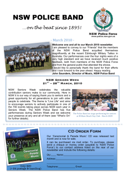 NSW POLICE BAND
