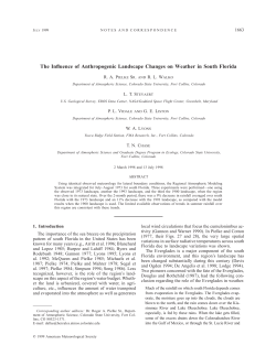 The Influence of Anthropogenic Landscape Changes on Weather in