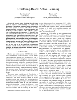 Clustering-Based Active Learning