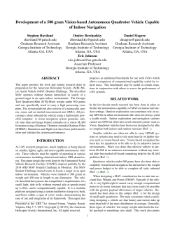 Development of a 500 gram Vision-based