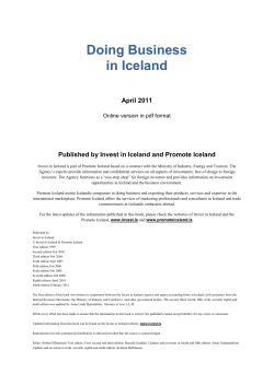 Doing Business in Iceland