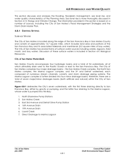 4.8 HYDROLOGY AND WATER QUALITY City of San Mateo