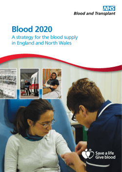 Blood 2020 - NHS Blood and Transplant