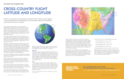 cross-country flight latitude and longitude