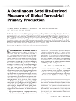 A Continuous Satellite-Derived Measure of Global Terrestrial