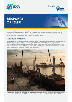SEAPORTS OF İZMİR