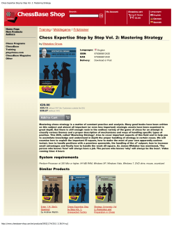 Chess Expertise Step by Step Vol. 2: Mastering Strategy