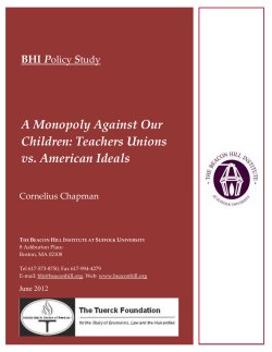 A Monopoly Against Our Children