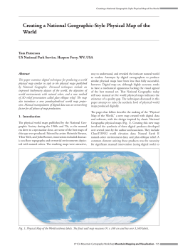 Creating a National Geographic-Style Physical Map of the World