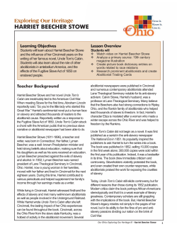 harriet beecher stowe