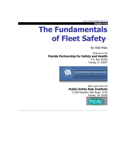 The Fundamentals of Fleet Safety