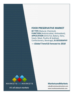 food preservative market