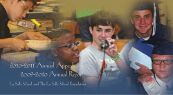 2010-2011 Annual Appeal 2009-2010 Annual Report