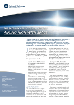 Satellite Applications Catapult - Science and Technology Facilities