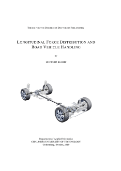 Longitudinal Force Distribution and Road