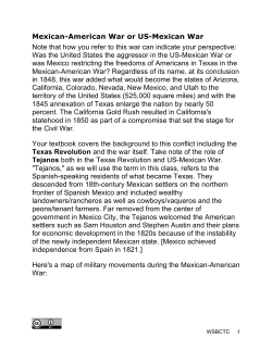 Mexican-American War or US-Mexican War Note that how you refer