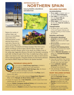 NORTHERN SPAIN - University of Toronto Alumni